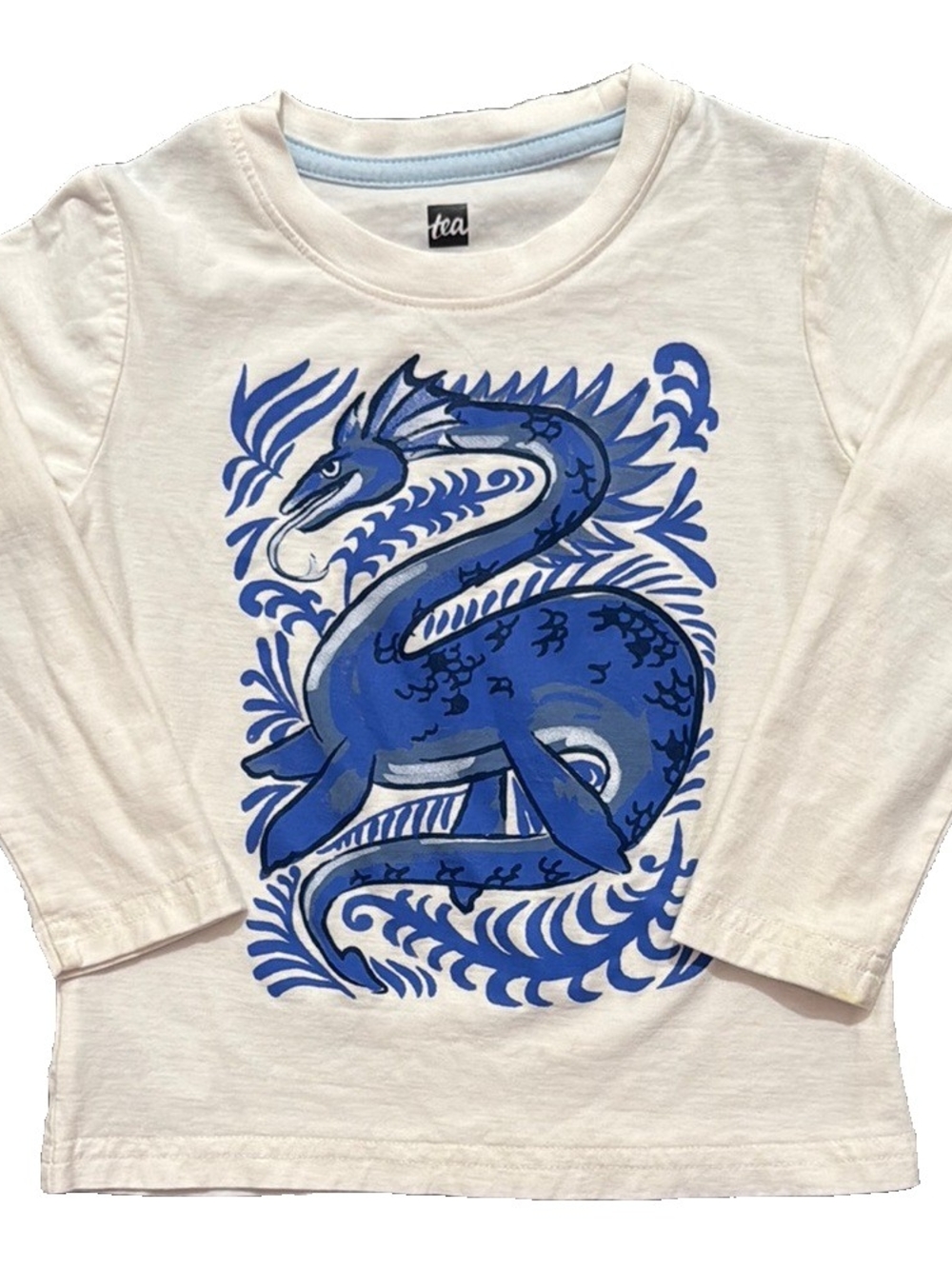 Tea Collection Lake Van Dragon Monster Tee 3 NWT